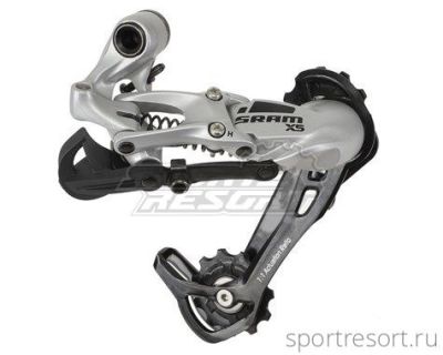 Переключатель задний Sram X5 (9ск, Long Cage, серебро)