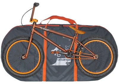 Чехол для велосипеда Veloangar №15 (для детских) Синий с зелеными элементами Veloangar №15